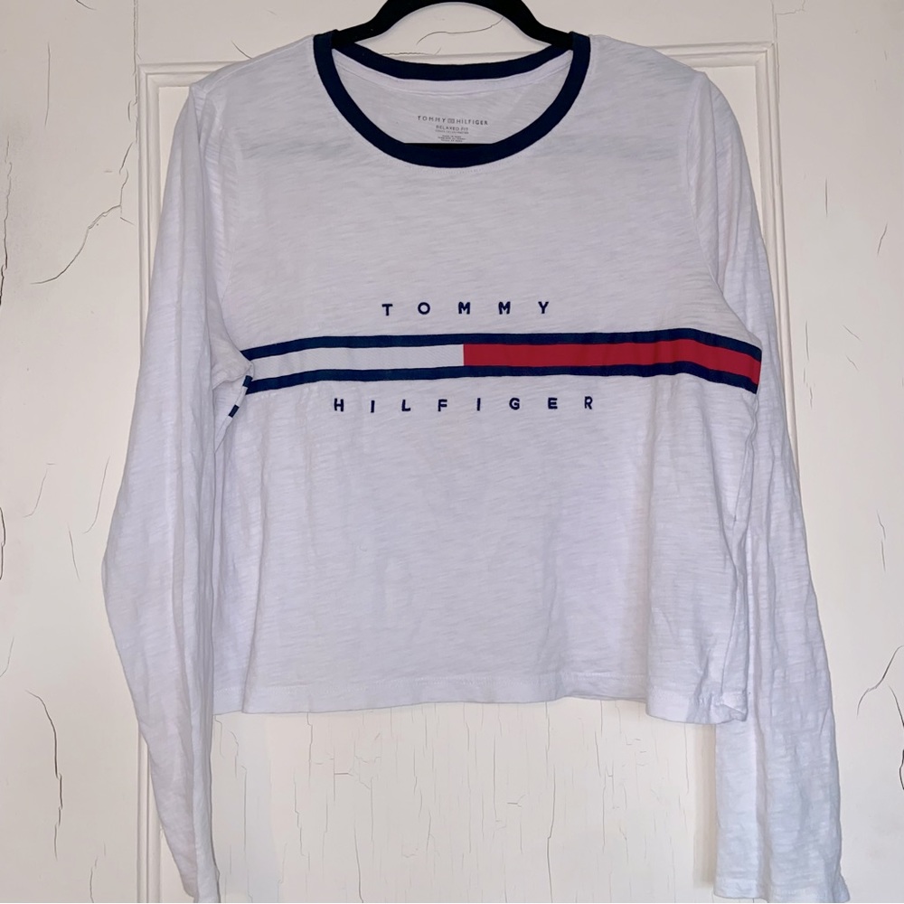Tommy Hilfiger Sheer Long sleeve Top